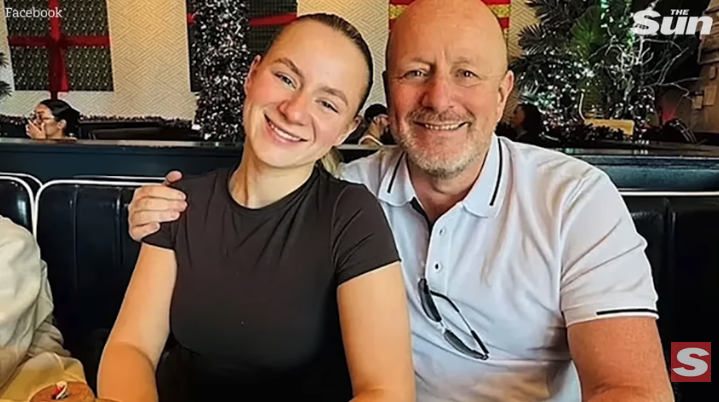 Lucy Harrison and her father